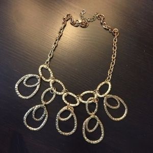 Francesca's Collection Gold Statement Necklace